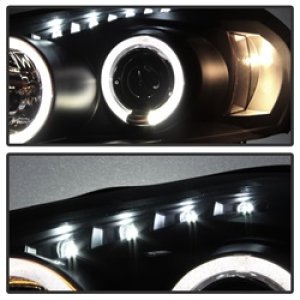 Chevrolet Impala Headlights - SPYDER - LED Halo Projector - Black Smoke - `06-`13