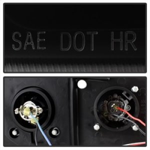 Chevrolet Silverado 1500 Headlights - SPYDER - Projector LED Halo - Black Smoke - `03-`06