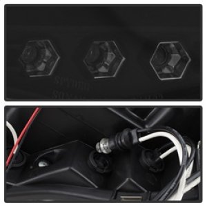 Dodge Ram 1500 Headlights - SPYDER - Projector LED Halo - Black Smoke - `02-`05