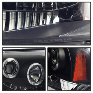 Ford F350 Headlights - SPYDER - Projector LED Halo - Black Smoke - `05-`07 Ford F350 Headlights - SPYDER - Projector LED Halo - Black Smoke - `05-`07