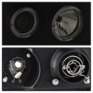 GMC Sierra 1500 Headlights - SPYDER - LED Halo Projector - Black Smoke - `07-`13 GMC Sierra 1500 Headlights - SPYDER - LED Halo Projector - Black Smoke - `07-`13