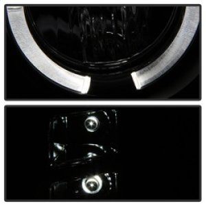 GMC Sierra 1500 Headlights - SPYDER - LED Halo Projector - Black Smoke - `07-`13 GMC Sierra 1500 Headlights - SPYDER - LED Halo Projector - Black Smoke - `07-`13