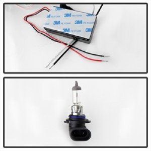 GMC Sierra 1500 Headlights - SPYDER - CCFL Halo LED Projector - Black Smoke - `99-`06