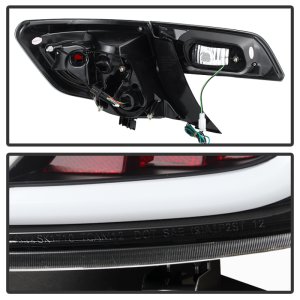 Toyota Camry LED Tail Lights - SPYDER - Light Bar - Black - `12-`14