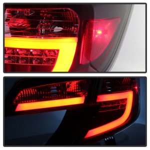Toyota Camry LED Tail Lights - SPYDER - Light Bar - Black - `12-`14