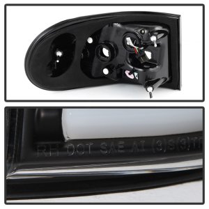 Toyota FJ Cruiser LED Tail Lights - SPYDER - Light Bar - Black - `07-`13