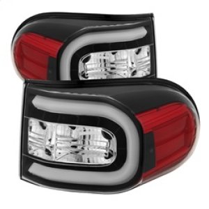 Toyota FJ Cruiser LED Tail Lights - SPYDER - Light Bar - Black - `07-`13