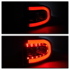 Toyota FJ Cruiser LED Tail Lights - SPYDER - Light Bar - Black - `07-`13