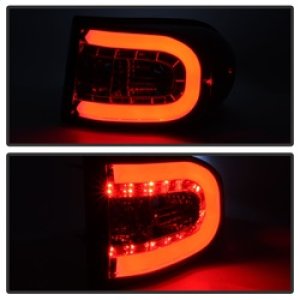 Toyota FJ Cruiser LED Tail Lights - SPYDER - Light Bar LED - Smoke - `07-`13