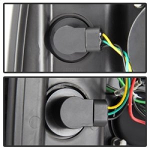 Chevrolet Silverado 1500 Headlights - SPYDER - Projector Light Bar DRL - Chrome - `14-`16