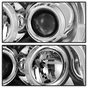 Ford Expedition Headlights - SPYDER - Projector - Light Tube DRL - Chrome - `07-`13