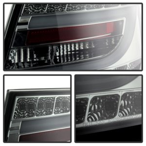 Audi A6 LED Tail Lights - SPYDER - Light Bar - Smoke - `05-`08
