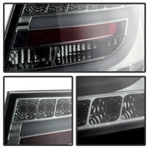 Audi A6 LED Tail Lights - SPYDER - Light Bar - Smoke - `05-`08