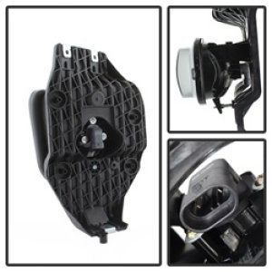 Ford F550 Fog Lights - SPYDER - OEM Style W/Switch - Smoke - `11-`16