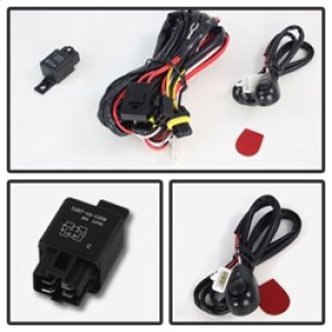 Ford F550 Fog Lights - SPYDER - OEM Style W/Switch - Smoke - `11-`16