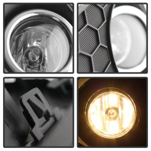 Honda Accord Fog Lights - SPYDER - OEM w/Switch - Clear - `13-`15