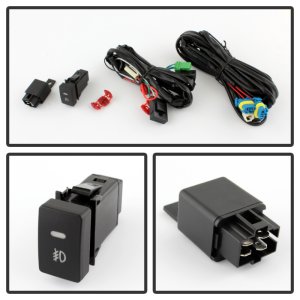 Honda Accord Fog Lights - SPYDER - OEM w/Switch - Clear - `13-`15