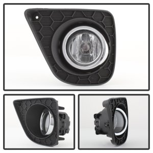 Honda Accord Fog Lights - SPYDER - OEM w/Switch - Clear - `13-`15