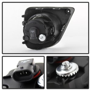 Honda Accord Fog Lights - SPYDER - OEM w/Switch - Clear - `13-`15