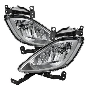 Hyundai Elantra Fog Light Assembly - SPYDER - OE Style W/Switch - Clear - `11-`13