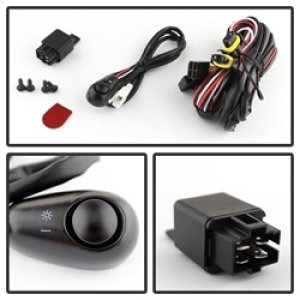 Hyundai Elantra Fog Light Assembly - SPYDER - OE Style W/Switch - Clear - `11-`13