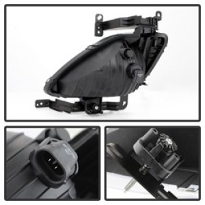 Hyundai Elantra Fog Light Assembly - SPYDER - OE Style W/Switch - Clear - `11-`13