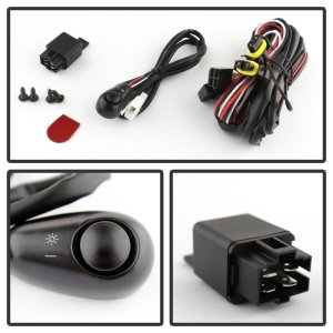 Hyundai Elantra Fog Light Assembly - SPYDER - OE Style W/Switch - Clear - `11-`13