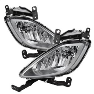 Hyundai Elantra Fog Light Assembly - SPYDER - OE Style W/Switch - Clear - `11-`13