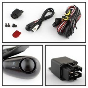 Hyundai Elantra Fog Light Assembly - SPYDER - OE Style W/Switch - Clear - `11-`13