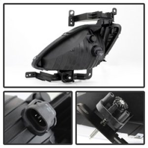 Hyundai Elantra Fog Light Assembly - SPYDER - OE Style W/Switch - Clear - `11-`13