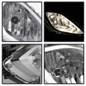 Hyundai Elantra Fog Light Assembly - SPYDER - OE Style W/Switch - Clear - `11-`13