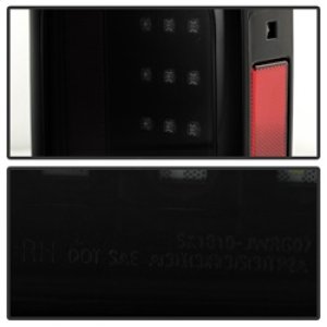 Jeep Wrangler Tail Lights - Rear - SPYDER - LED - Black Smoke - `07-`15 Jeep Wrangler Tail Lights - Rear - SPYDER - LED - Black Smoke - `07-`15