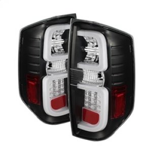 Toyota Tundra LED Tail Lights - SPYDER - Light Bar - Black - `14-`16