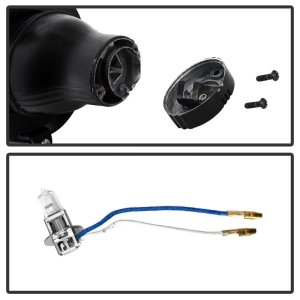 GMC Acadia Fog Lights - SPYDER - OEM Fog Light W/Universal Switch - Clear - `13-`15