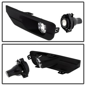 GMC Acadia Fog Lights - SPYDER - OEM Fog Light W/Universal Switch - Clear - `13-`15