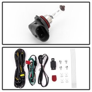 Cadillac SRX Fog Lights - SPYDER - OEM Style W/Universal Switch - Clear - `10-`15