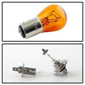 GMC Sierra Headlights - SPYDER - Projector Light Bar DRL - Chrome - `14-`16