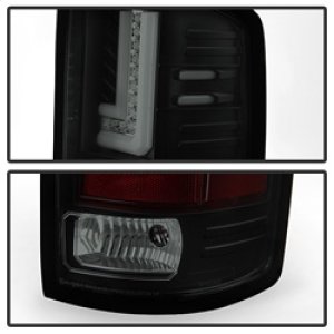 GMC Sierra LED Tail Lights - SPYDER - Black Smoke - `14-`16