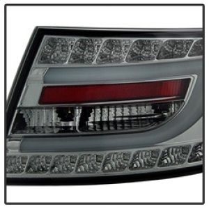 Audi A6 LED Tail Lights - SPYDER - Light Bar - Smoke - `05-`08