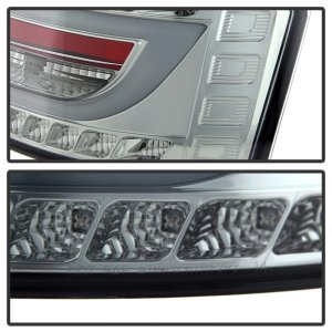 Audi A6 LED Tail Lights - SPYDER - Light Bar - Smoke - `05-`08