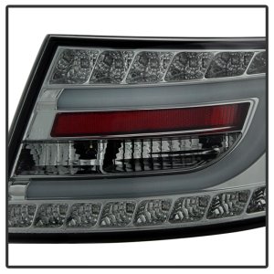 Audi A6 LED Tail Lights - SPYDER - Light Bar - Smoke - `05-`08