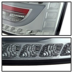 Audi A6 LED Tail Lights - SPYDER - Light Bar - Smoke - `05-`08