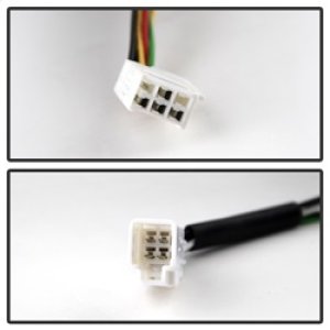 Lexus IS250 LED Tail Lights - SPYDER - Black Smoke - `06-`08