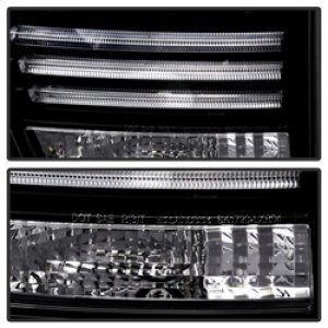 Lexus RX330 LED Tail Lights - SPYDER - Black - `04-`09