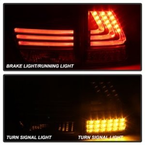 Lexus RX330 LED Tail Lights - SPYDER - Black - `04-`09
