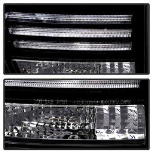 Lexus RX350 LED Tail Lights - SPYDER - Black - `04-`09
