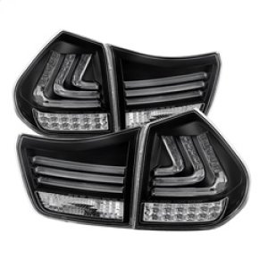 Lexus RX350 LED Tail Lights - SPYDER - Black - `04-`09