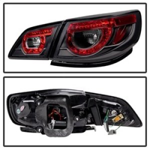 Chevrolet SS LED Tail Lights - SPYDER - Black - `14-`16