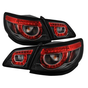Chevrolet SS LED Tail Lights - SPYDER - Black - `14-`16