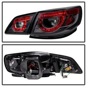 Chevrolet SS LED Tail Lights - SPYDER - Black - `14-`16